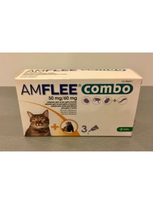 AMFLEE COMBO 50MG/60MG GATTI E FURETTI 3 PIPETTE SPOT-ON 
