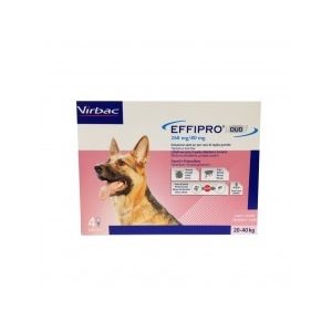 EFFIPRO DUO CANI 20-40 KG 4 PIPETTE SPOT-ON  